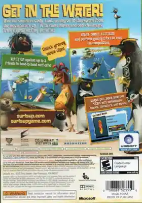 Surfs Up (USA) box cover back